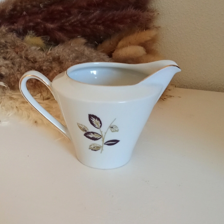 Schumann Arzberg Bavaria Milchkännchen Rose Goldrand Vintage