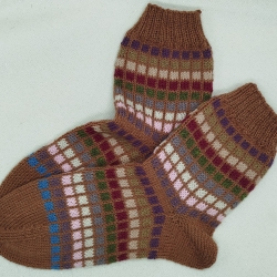 Gr. 38-39 Sneaker Socken Stricksocken Wollsocken