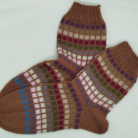 Gr. 38-39 Sneaker Socken Stricksocken Wollsocken