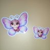 Kawaii Sticker – Pastell - Schmetterling