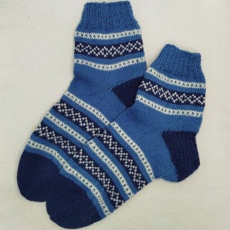 Gr. 38-39 Socken Stricksocken Wollsocken