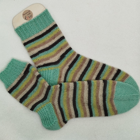 Gr. 38-39 Socken Stricksocken Wollsocken