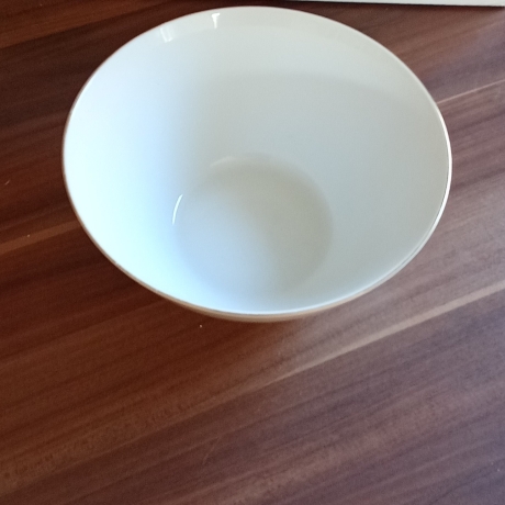 Arzberg Porzellan Schale Form 34 Blattdekor Goldrand Vintage
