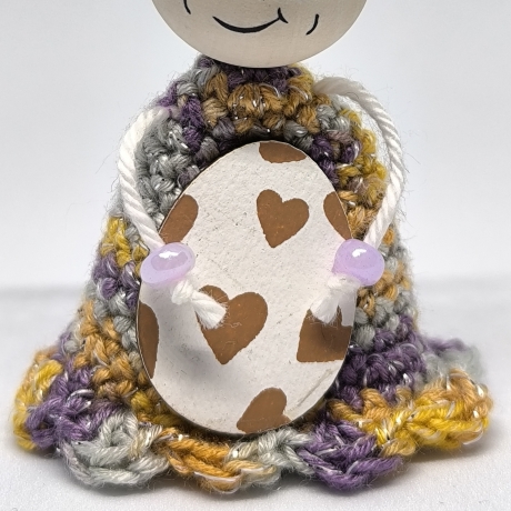 Oster Dekofigur mit Ei – handgemachtes Unikat