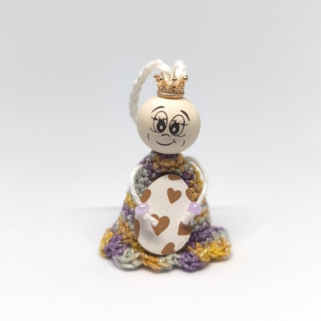 Oster Dekofigur mit Ei – handgemachtes Unikat