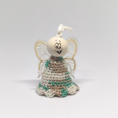 Herzensfigur Schutzengel – natürlicher Glücksbringer Unikat