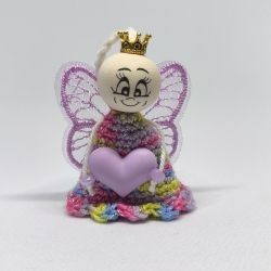 Herzensfigur Liebe – bunter Glücksbringer mit Herz