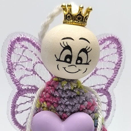 Herzensfigur Liebe – bunter Glücksbringer mit Herz