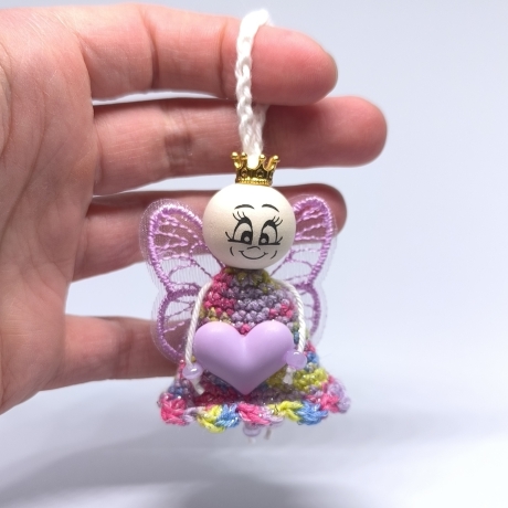 Herzensfigur Liebe – bunter Glücksbringer mit Herz