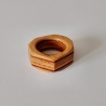 #6 Ring Holz Sperrholz (Wooden Plywood ⌀ 18mm) Schmuck Holzring