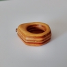 #11 Ring Holz Sperrholz (Wood Ring Plywood 17mm) Schmuck Holzring