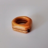 #11 Ring Holz Sperrholz (Wood Ring Plywood 17mm) Schmuck Holzring