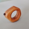 #11 Ring Holz Sperrholz (Wood Ring Plywood 17mm) Schmuck Holzring