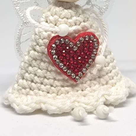 Herzensfigur Engel – Gastgeschenk Hochzeit | Liebes-Glücksbringer