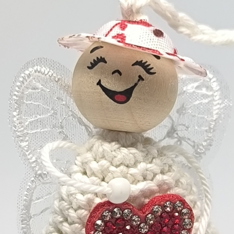 Herzensfigur Engel – Gastgeschenk Hochzeit | Liebes-Glücksbringer