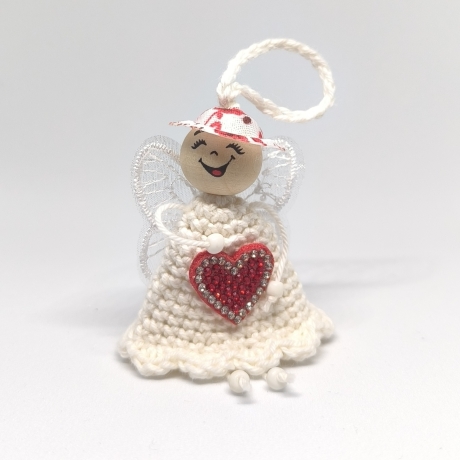 Herzensfigur Engel – Gastgeschenk Hochzeit | Liebes-Glücksbringer