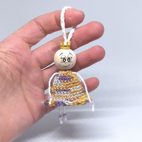 Herzensfigur Königin – Handgemachte Figur | Glücksbringer