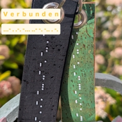 Korkbegleiter Verbunden - Schlüsselanhänger