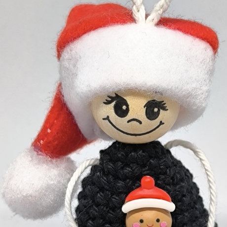 Herzensfigur Nikolaus – Weihnachtsgeschenk | Christbaumschmuck 