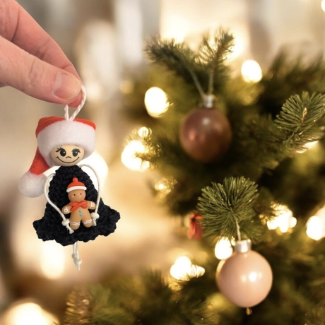 Herzensfigur Nikolaus – Weihnachtsgeschenk | Christbaumschmuck 