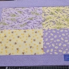 4er Set Patchwork-Platzsets „Lavendeltraum & Bienenfleiß“