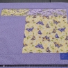 4er Set Patchwork-Platzsets „Lavendeltraum & Bienenfleiß“