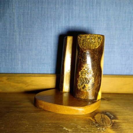 Stiftehalter aus Walnuss