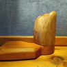 Stiftehalter aus Walnuss/Teak