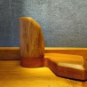 Stiftehalter aus Walnuss/Teak
