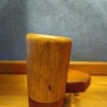 Stiftehalter aus Walnuss/Teak