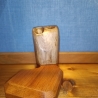 Stiftehalter aus Walnuss/Teak