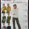 burda EASY 8291 Damen Shirts 5 Varianten Gr. 36–48 Vintage