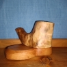 Stiftehalter aus Walnuss/teak