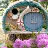 Ker Hobbit Strandhaus - Nistkasten 32mm - Muscheln & Meer