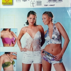 burda 8312 Schnittmuster Tops Neckholder Gr. 32-42
