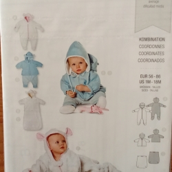 burda kids 9478 Baby-Overall Jacke Hose Gr. 56–86