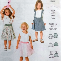 burda kids 9319 Mädchenrock Tüllrock Gr. 92–122