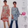 burda 5950 Damenkleid mit weiten Ärmeln Gr. 34–44