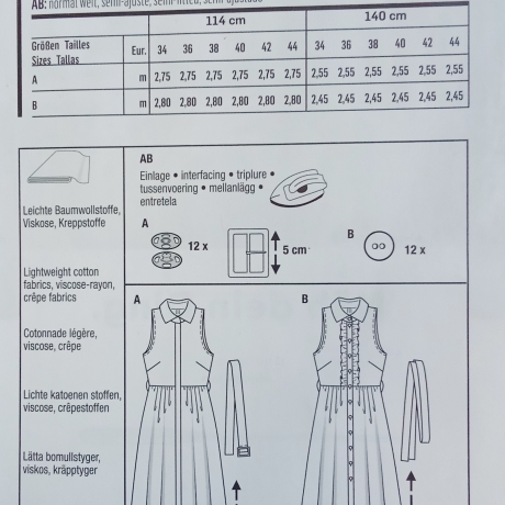 burda style 5916 Damenkleid Hemdblusenkleid Gr. 34–44