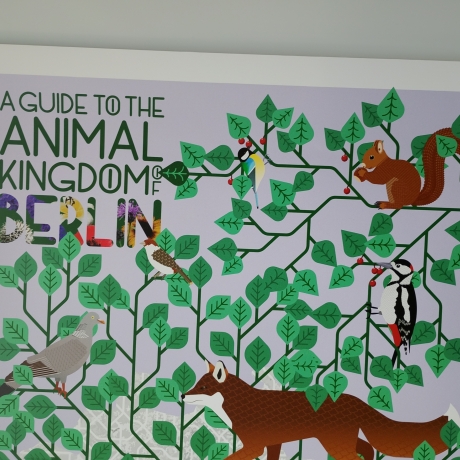 Poster A2 Animal Guide Berlin (Grafikdesign Urban Nature Tiere)