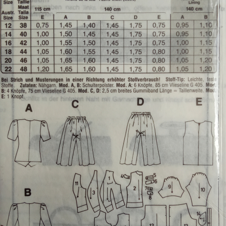 tina 4/90 Damen Kombination Blazer Hose Top Gr. 38–48