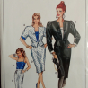 tina 21/88 Damen Kostüm Blazer Rock Top Gr. 36–46 Vintage