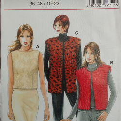 Neue Mode Stil M 22725 Fellweste Kunstfell Gr. 36–48