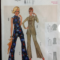 Burda 6891 Damen Kombination Tunika Hose Gr. 34–44