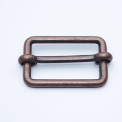 Schieber 25 mm altkupfer kupferrot Gurtversteller Metallschließe