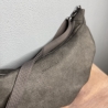 LuniBag grau/gunmetal Veluors  Kunstleder 