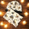 Beanie und Loop Set Dinos I Mütze Schal Junge Dinosaurier Set
