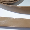 Gurtband aus Kunstleder 25 mm beige