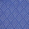 60 cm Lochmuster Jersey blau Netz-Stoff Raute