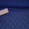 60 cm Lochmuster Jersey blau Netz-Stoff Raute